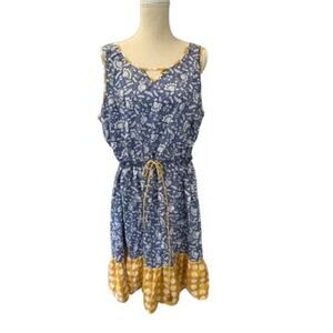 "MATILDA JANE" Summer Cotton Dress SZ 2X Sleeveless PLZ READ FINAL SALE